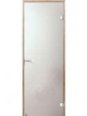 Дверь с деревянной коробкой 900/2100 (стекло: сатин)
