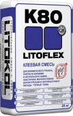 Клей для укладки плитки LITOFLEX K80 (25 кг.) изображение