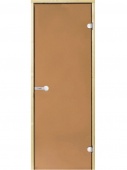 Дверь с деревянной коробкой 700/1900 (стекло: бронза/серое/прозрачное)