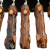 Шампура с деревянной ручкой 45 см «пенёк»