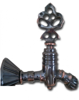 Кран латунный "Османский стиль" | Тип 951 | Антик - состаренная медь