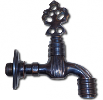 Кран латунный Османский стиль |Тип 953 | Антик - состаренная медь
