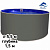 Бассейн круглый вкапываемый Гигабасс 5,5 м х 1,5 м (цвет: Платина) рисунок