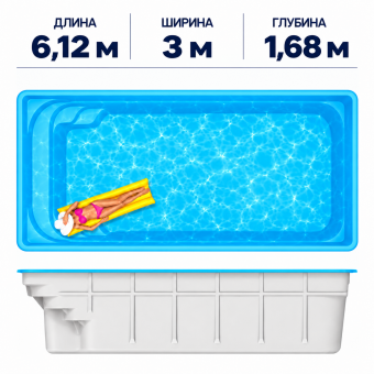 Композитный бассейн Корсика